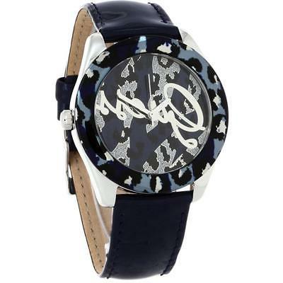 orologio donna temptress w0455l1 pelle blu maculato