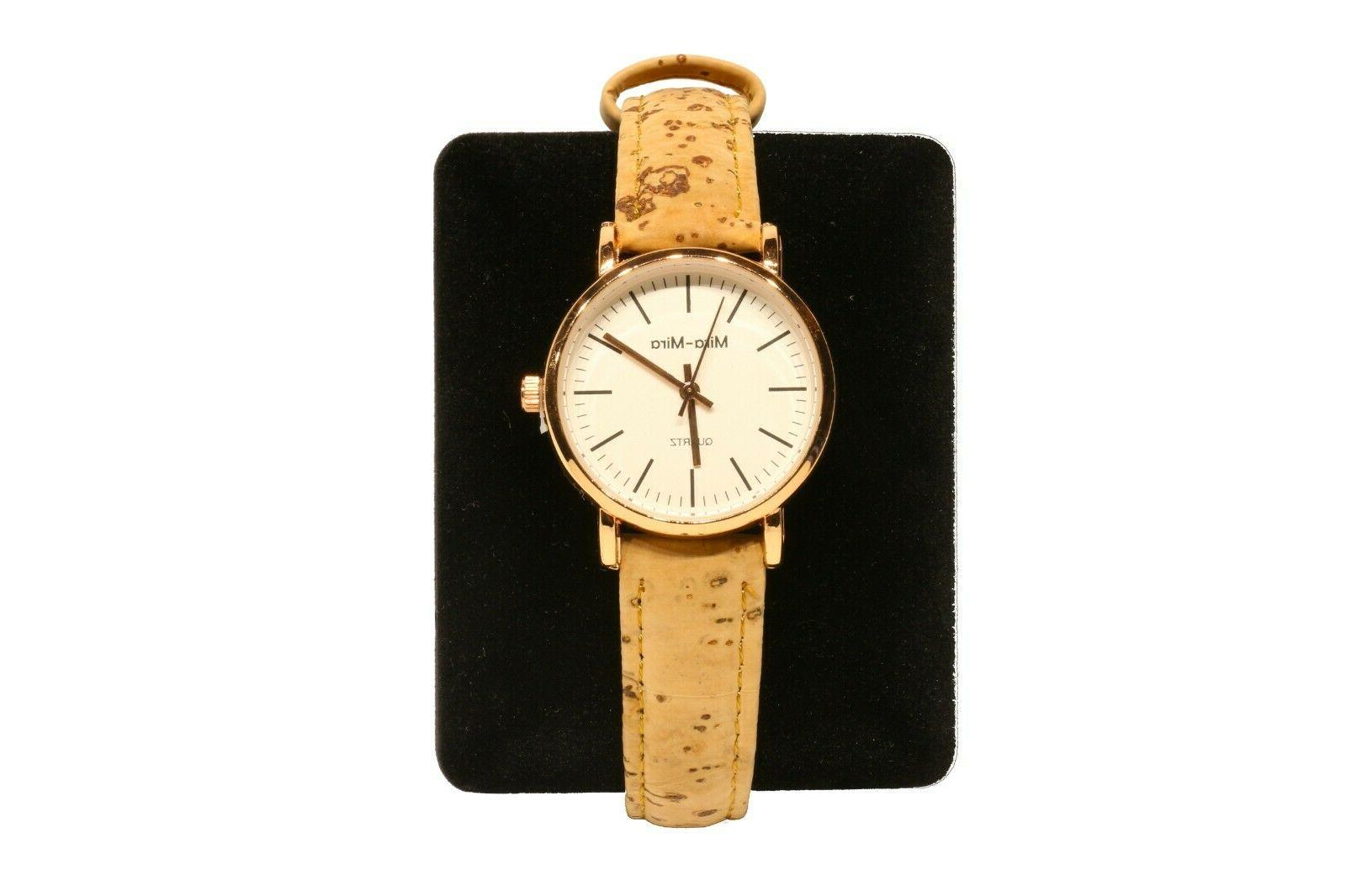 orologio donna uomo cinturino in sughero da