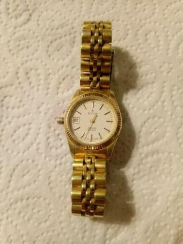 orologio donna vintage dorato quarzo non funzionante