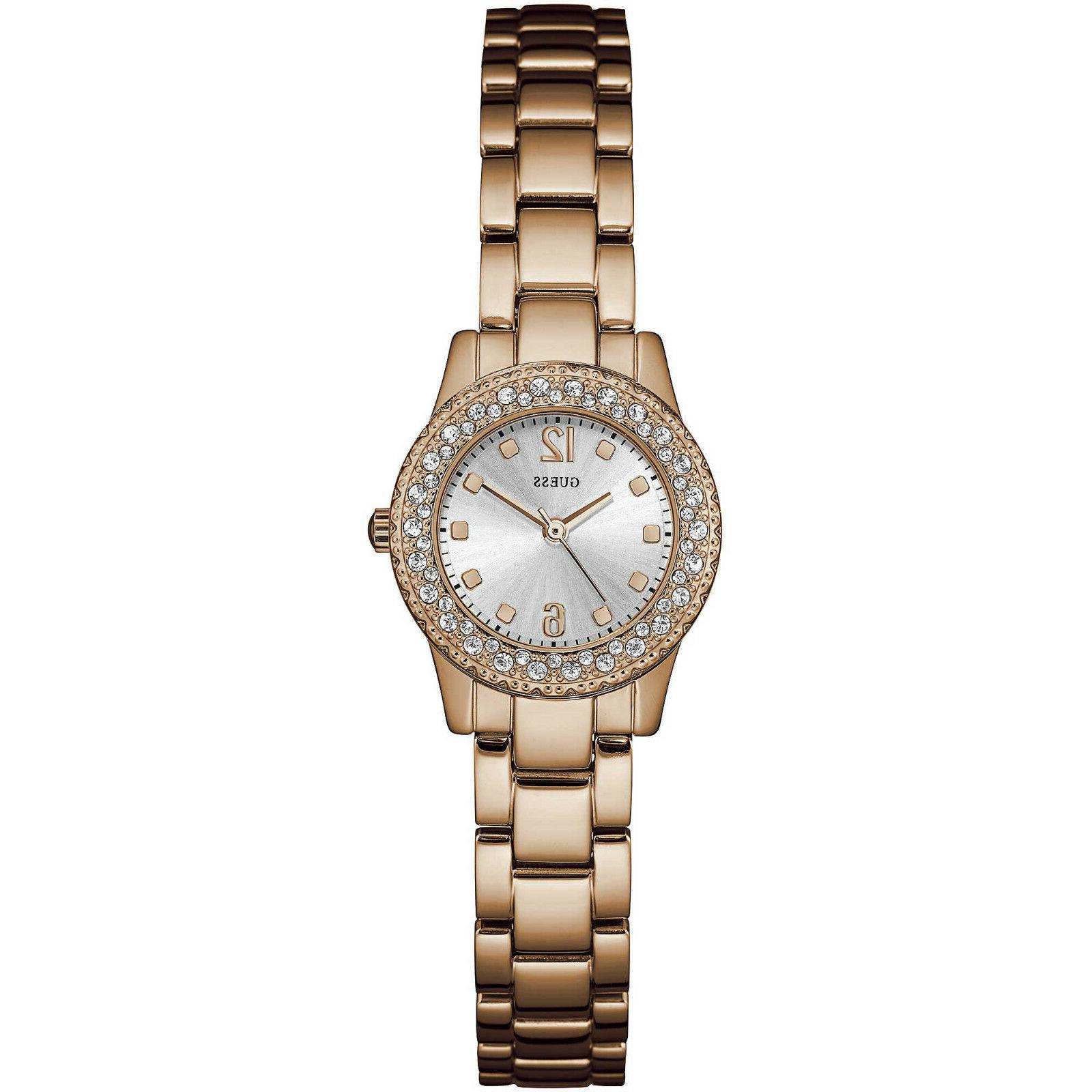 orologio donna w0889l3 oro rosa con zirconi