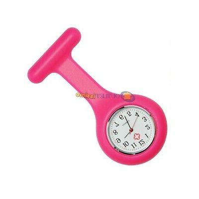 orologio dottore infermiere infermiera fucsia in silicone