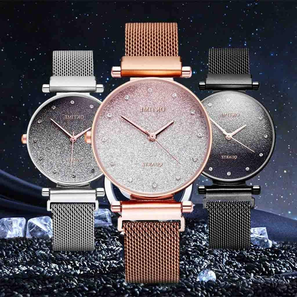orologio elegante donna cinturino milanese cielo stellato