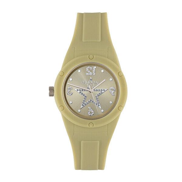 orologio estivo in gomma kaki jack e