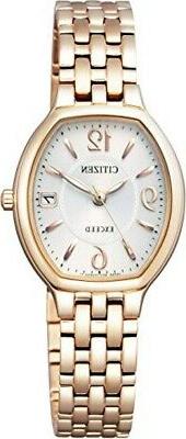 O Exceed Eco-drive Tonneau Ew2432-51a Rosa Oro Da Giappone