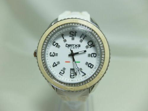 orologio extro italy cuorematto bianco quarzo donna