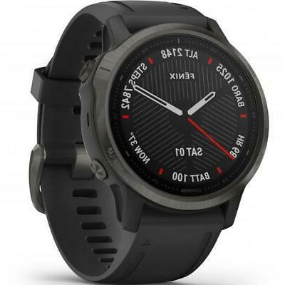 orologio fenix 6s sapphire smartwatch silicone nero