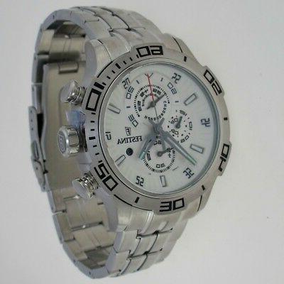 orologio festina quartz cronografo sub 100 mt