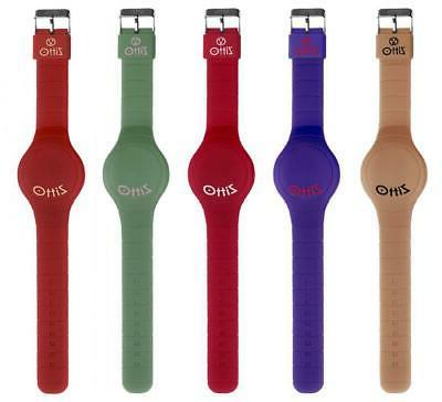 orologio glam silicone colorato regular 44mm led