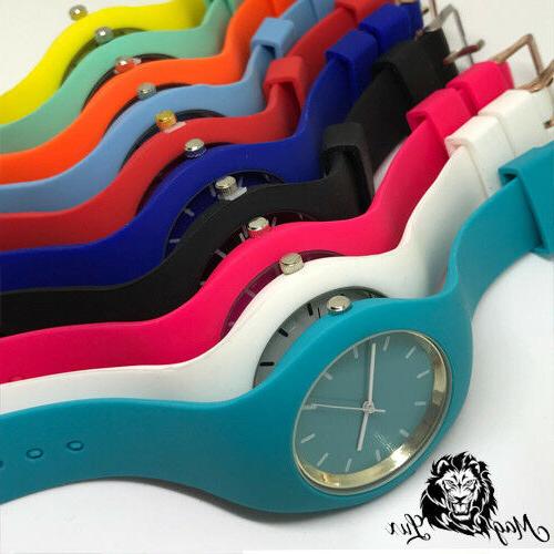 orologio gomma colorata silicone uomo donna bambino