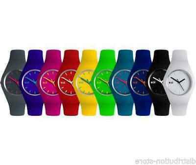 orologio gomma colorato silicone uomo donna unisex