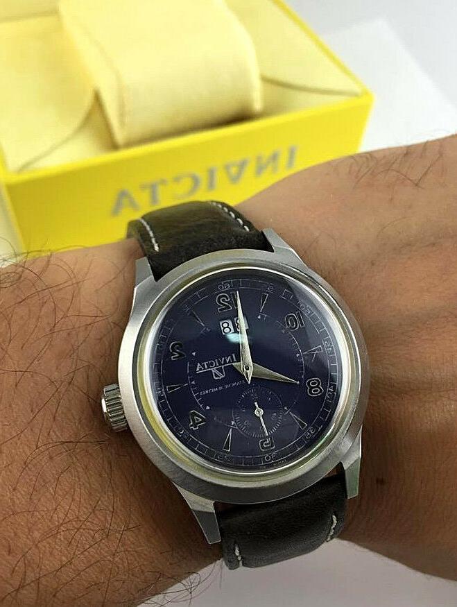 orologio grand data watch diver acciaio new