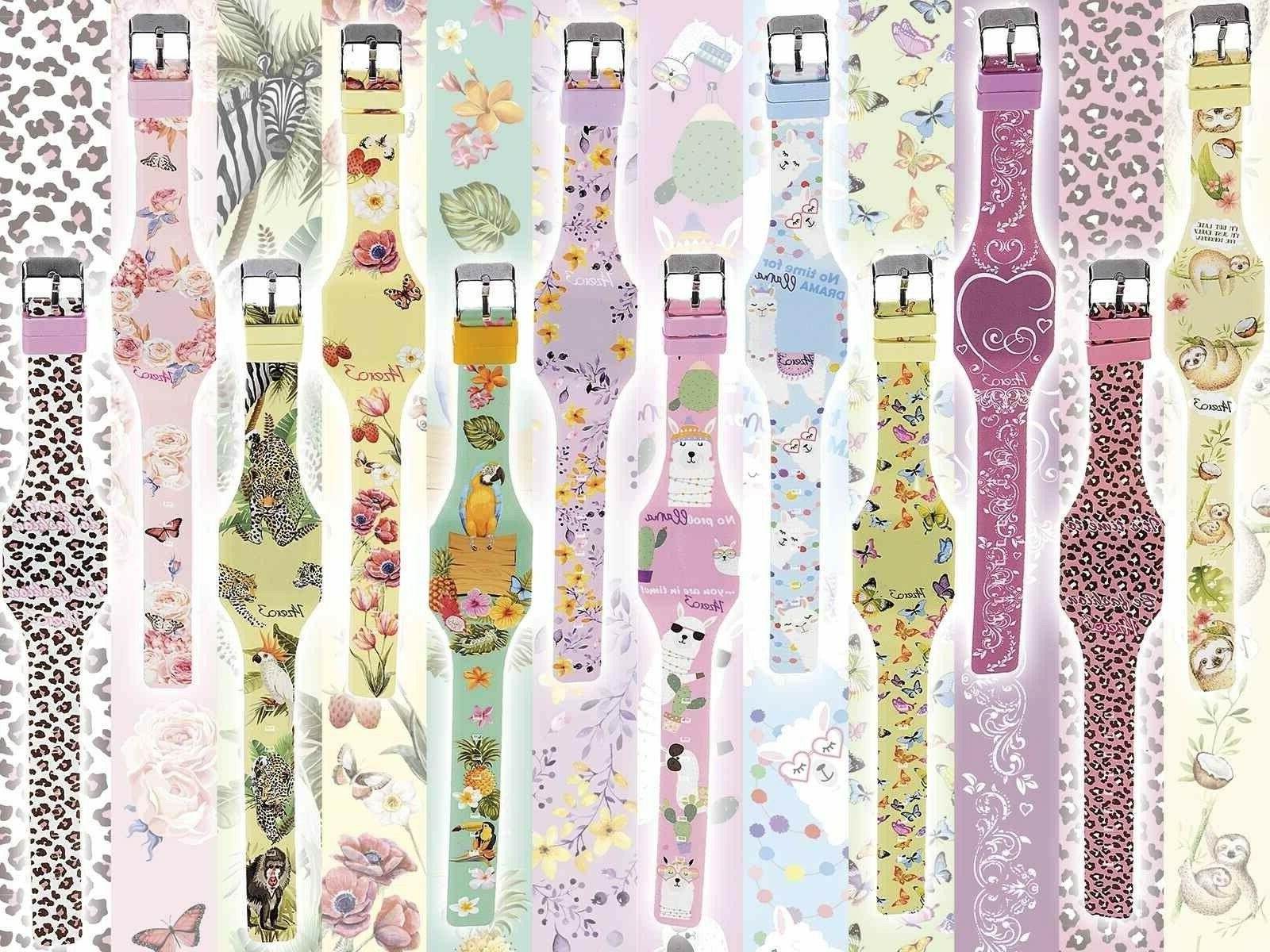 orologio in silicone simile zitto colorato donna