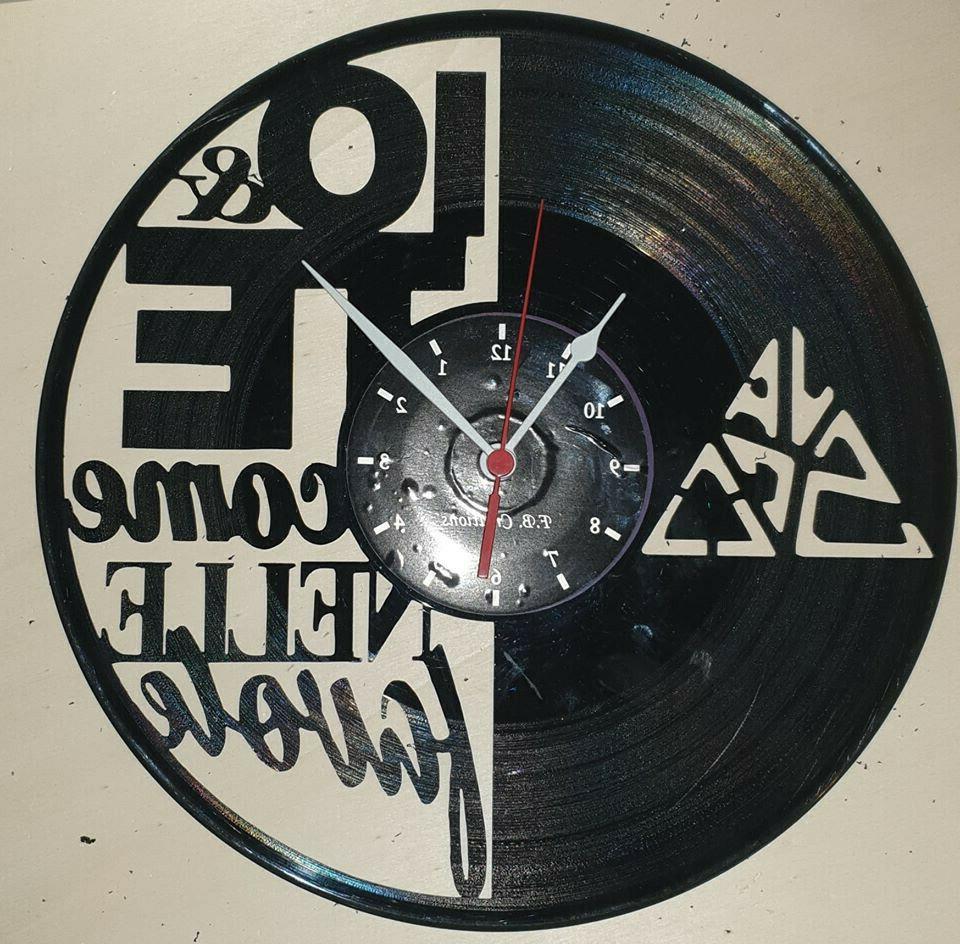 orologio in vinile io e te come