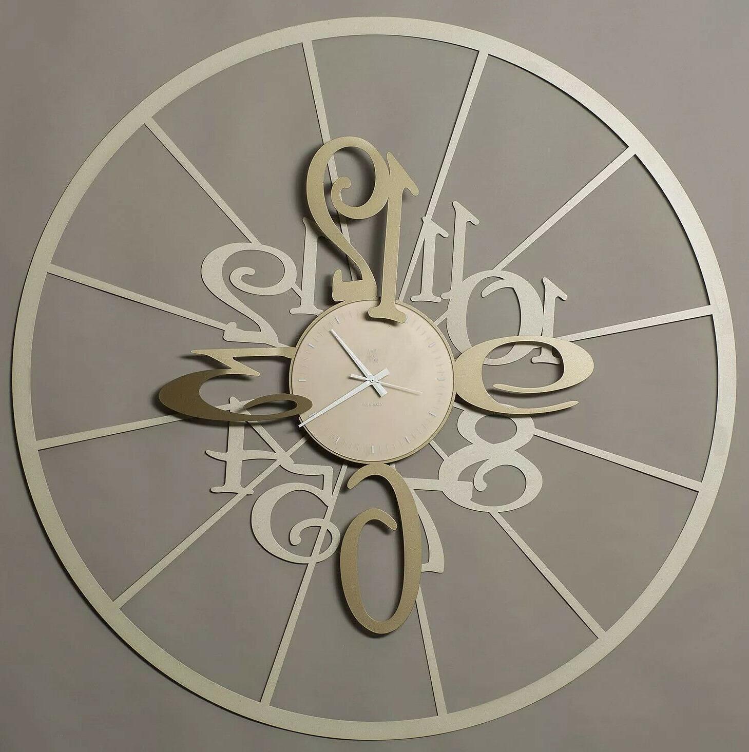 orologio kalesy in metallo design particolare raggiera