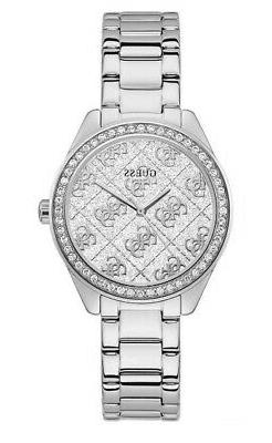 O Guess Lady In Acciaio E Cristalli - Gw0001l1 Silver