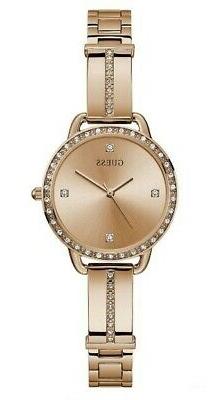 O Guess Lady In Acciaio E Cristalli - Gw0022l3 Rose Gold