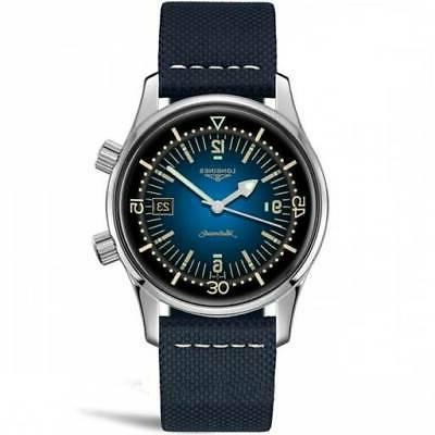 orologio legend diver automatico l37744902 pelle blu