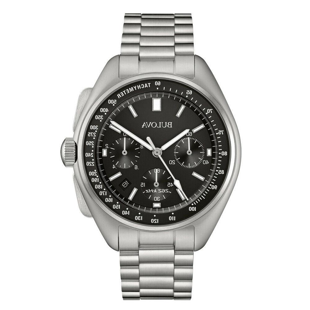orologio lunar pilota analogico cronografo con cinturino