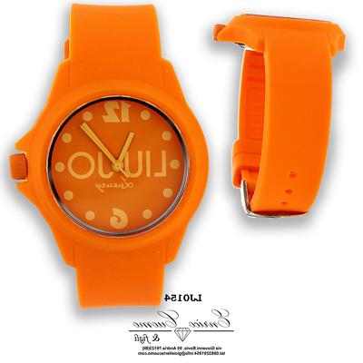 orologio luxury lj0154 enjoy arancio cassa piccola