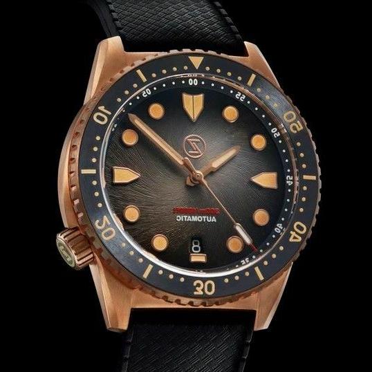 orologio mako v3 300m bronze vintage black