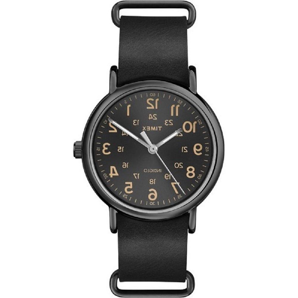 orologio man uomo uhr weekander t2p494 pelle