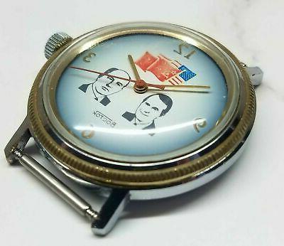 orologio meccanico komandirskie usa ussr bush gorbachev