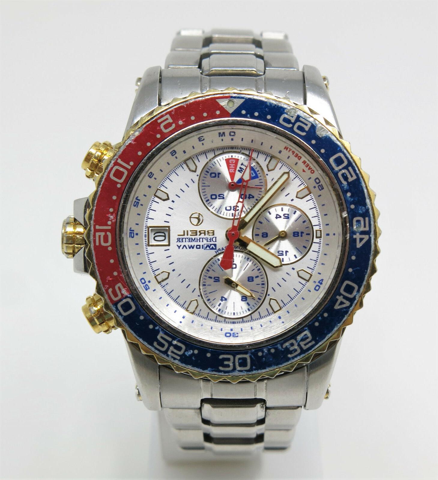 orologio midway depthmeter diver watch diving clock