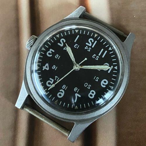 orologio militare vintage benrus usa army 1978