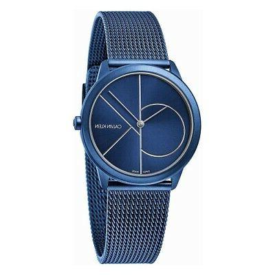 orologio minimal donna blu 35 mm k3m52t5n