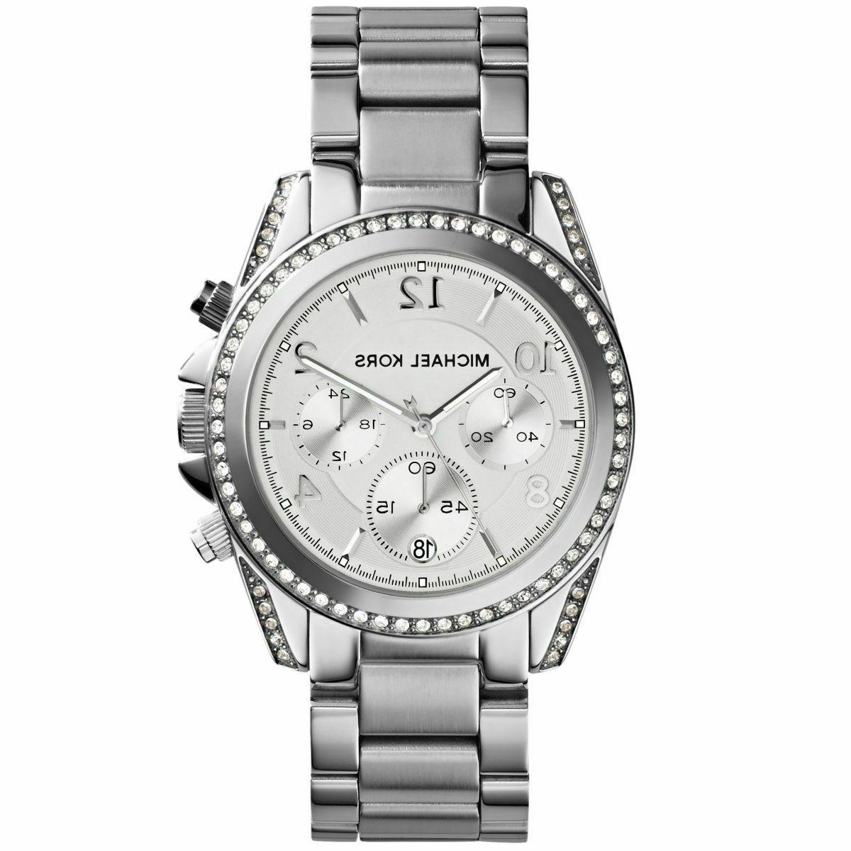 orologio mk5165 crono acciaio nuovo garanzia 24