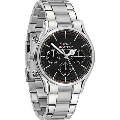 orologio multifunzione uomo analogico cinturino in acciaio