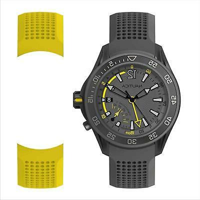 orologio multifunzione uomo cassa acciaio cinturino silicone