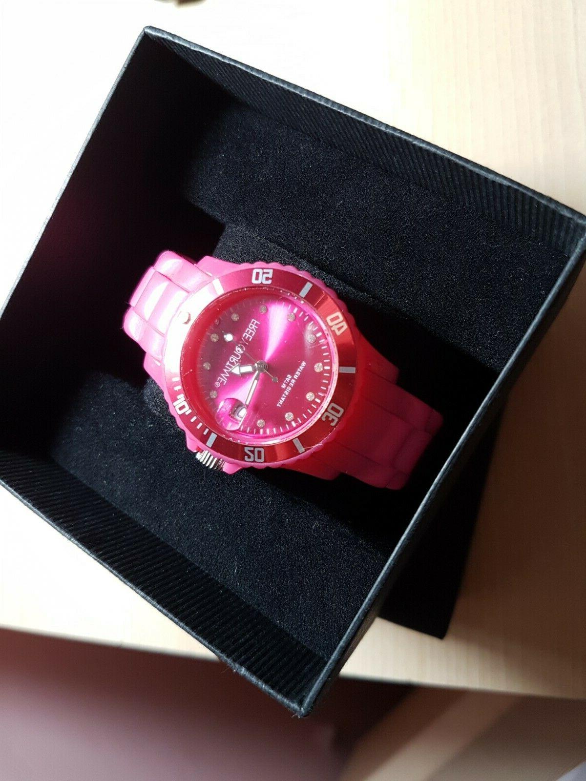 orologio multifuz quarztime donna acciaio rose fuxia