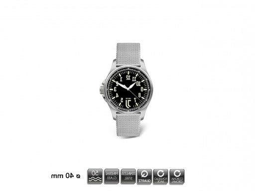 orologio nero 40 mm unisex deluxe version