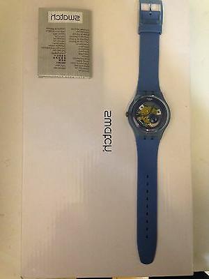 orologio new gent blue gray lacquered ref