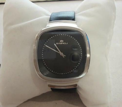 orologio nuovissimo originale cinturino pelle originale nero