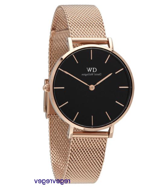 orologio nuovo petite melrose quadrante nero oro