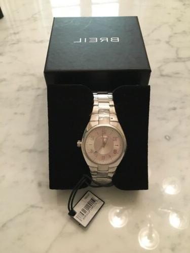 orologio nuovo uomo acciaio quadrante argento con