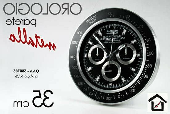 orologio parete metallo 35 cm 588785