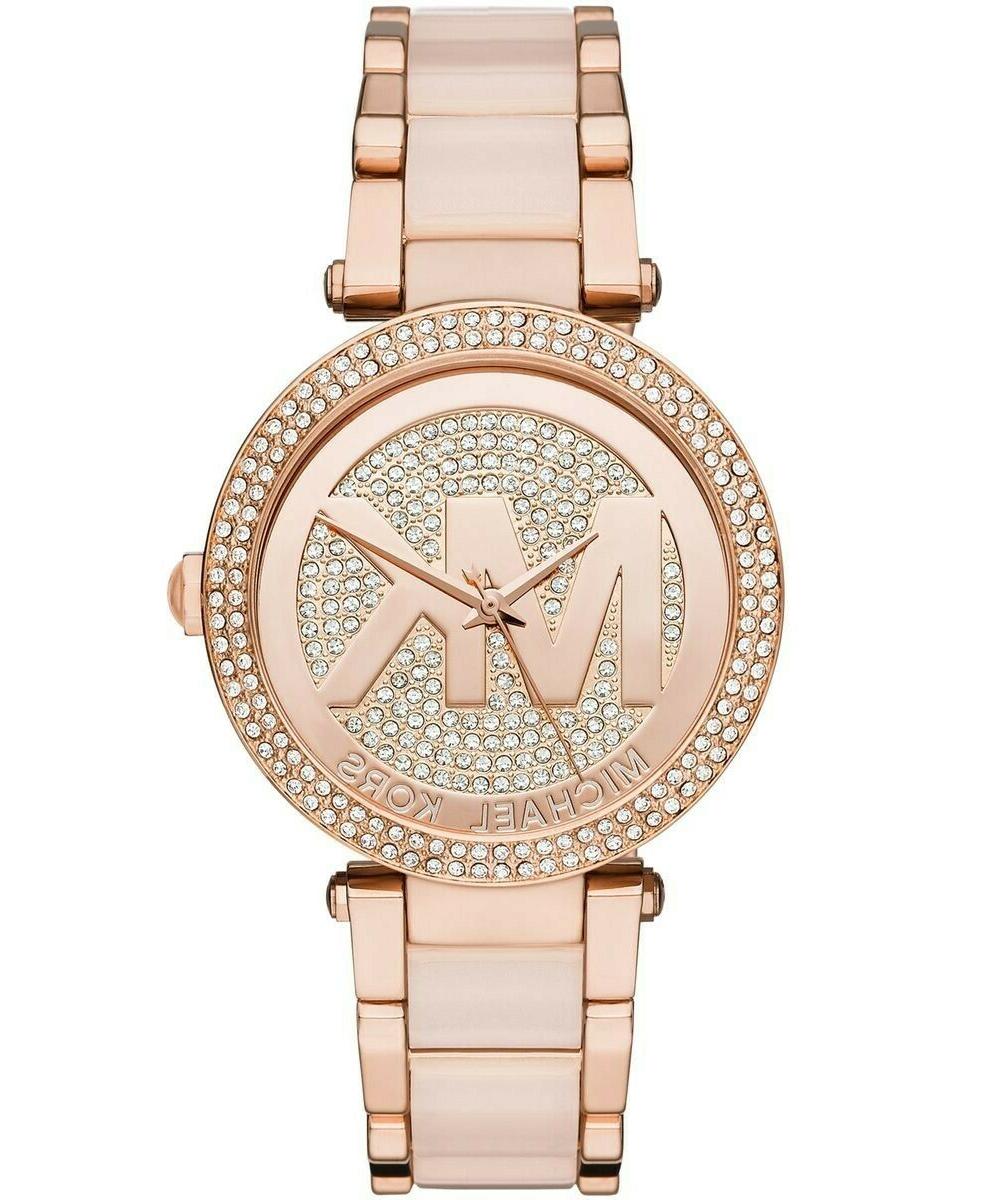 orologio parker mk6176 oro rosa donna nuovo