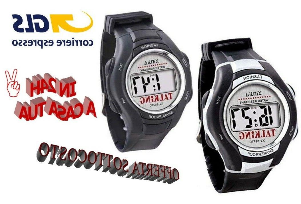 orologio parlante xj 697ti per anziani bambini