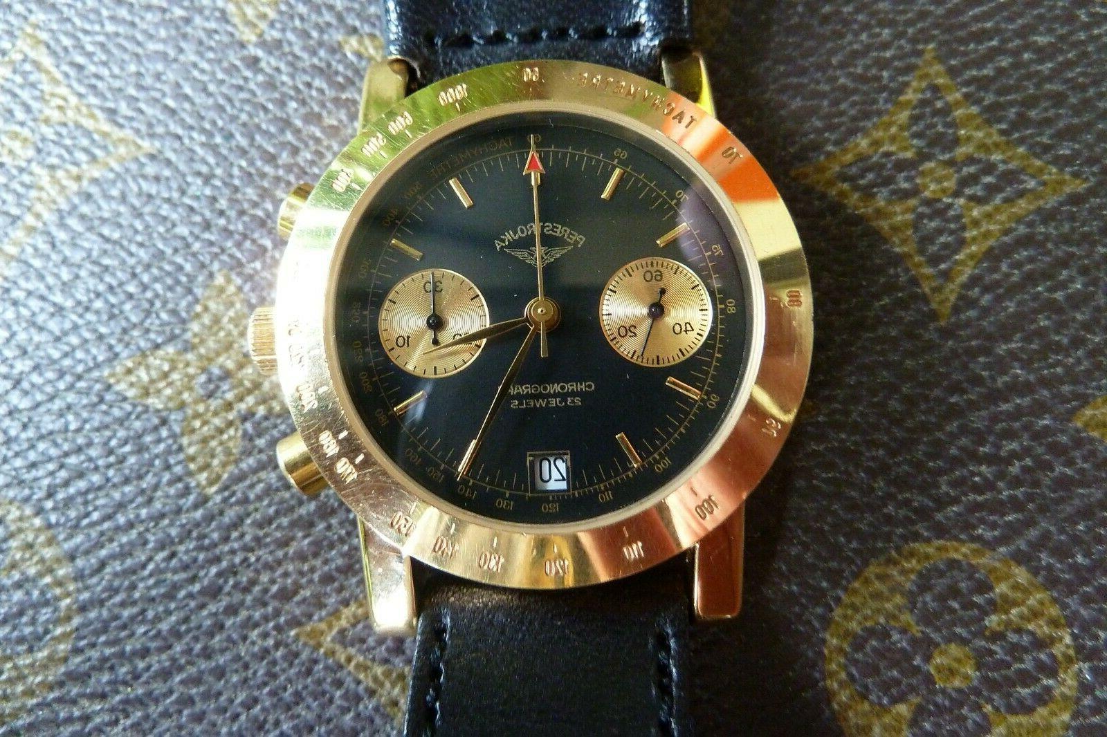 orologio poljot perestroika crono meccanico rarissimo