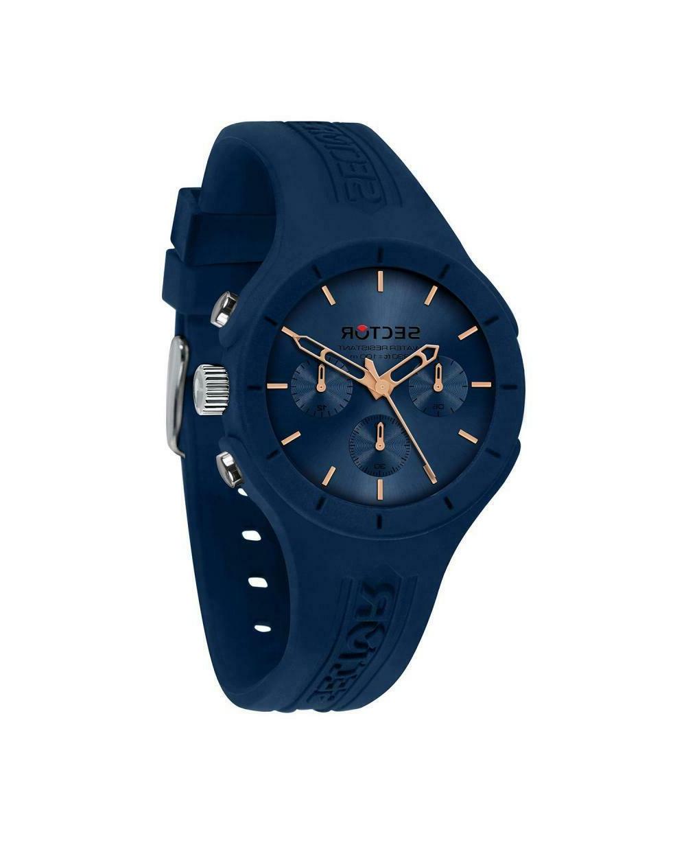 orologio polso uomo sector speed blu multifunzione