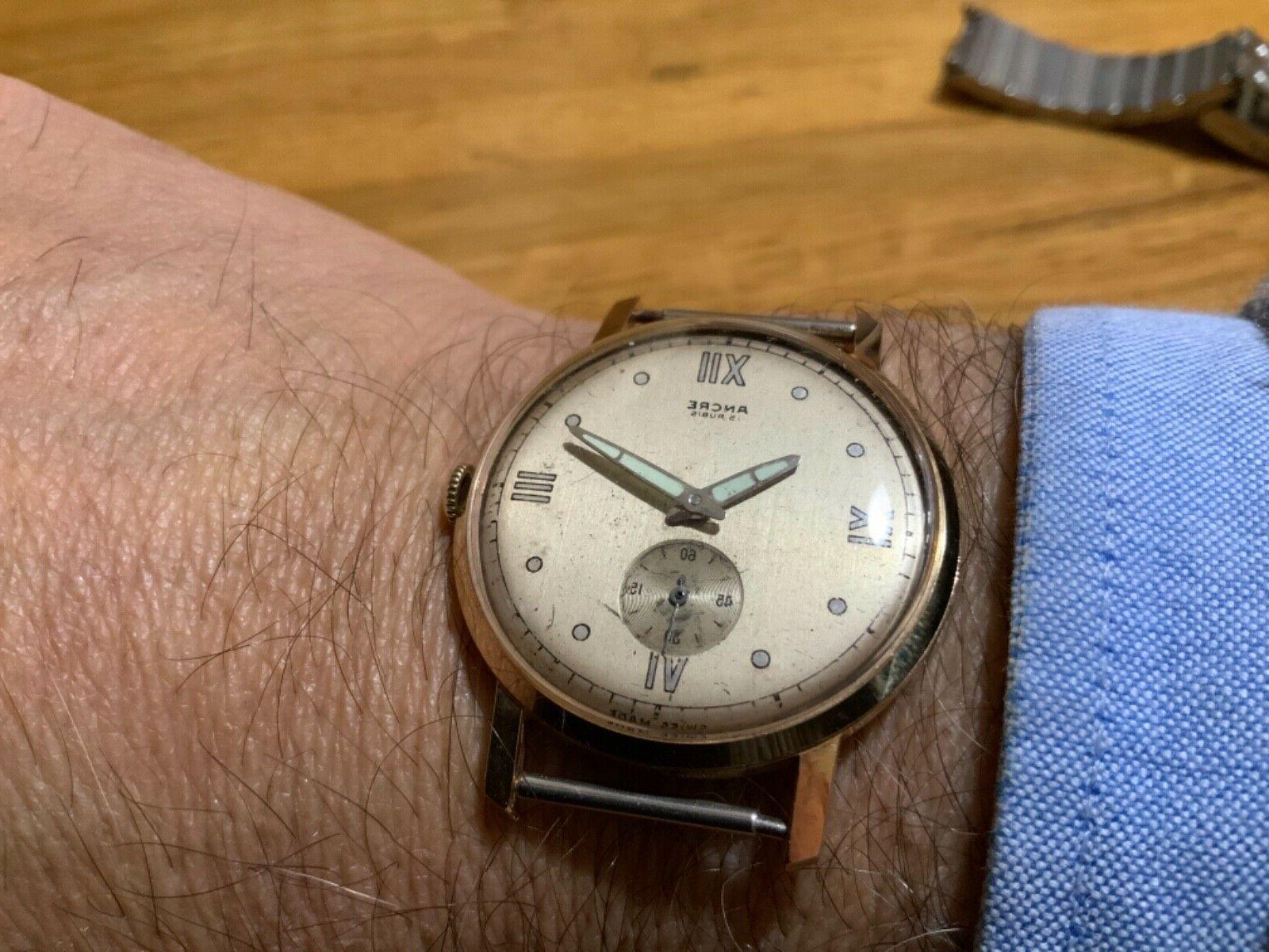 orologio polso vintage uomo carica manuale