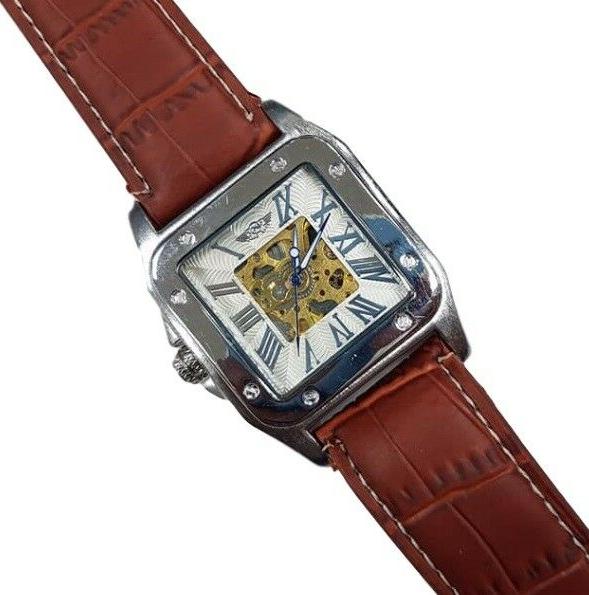 orologio polso yk uomo analogico automatico quadrato