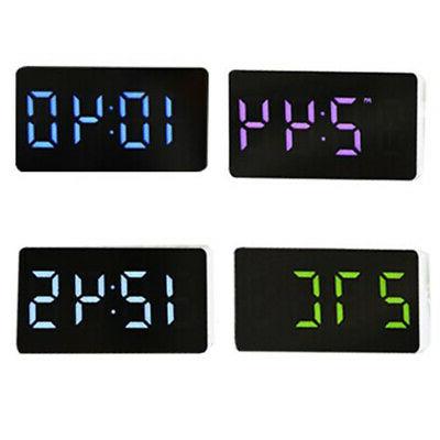 orologio portatile a specchio a led in