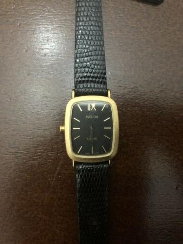 orologio quarzo donna quadrante blu e oro