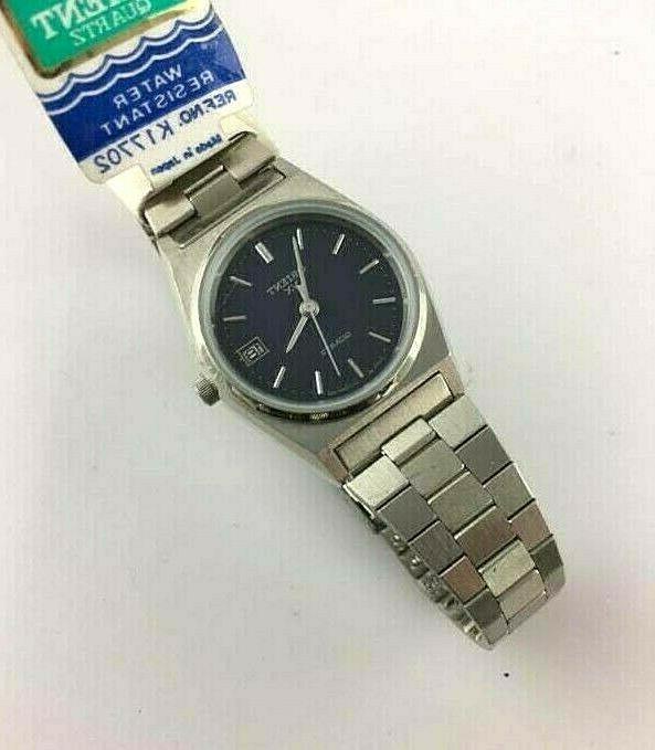 orologio quarzo watch japan vintage acciaio 25mm