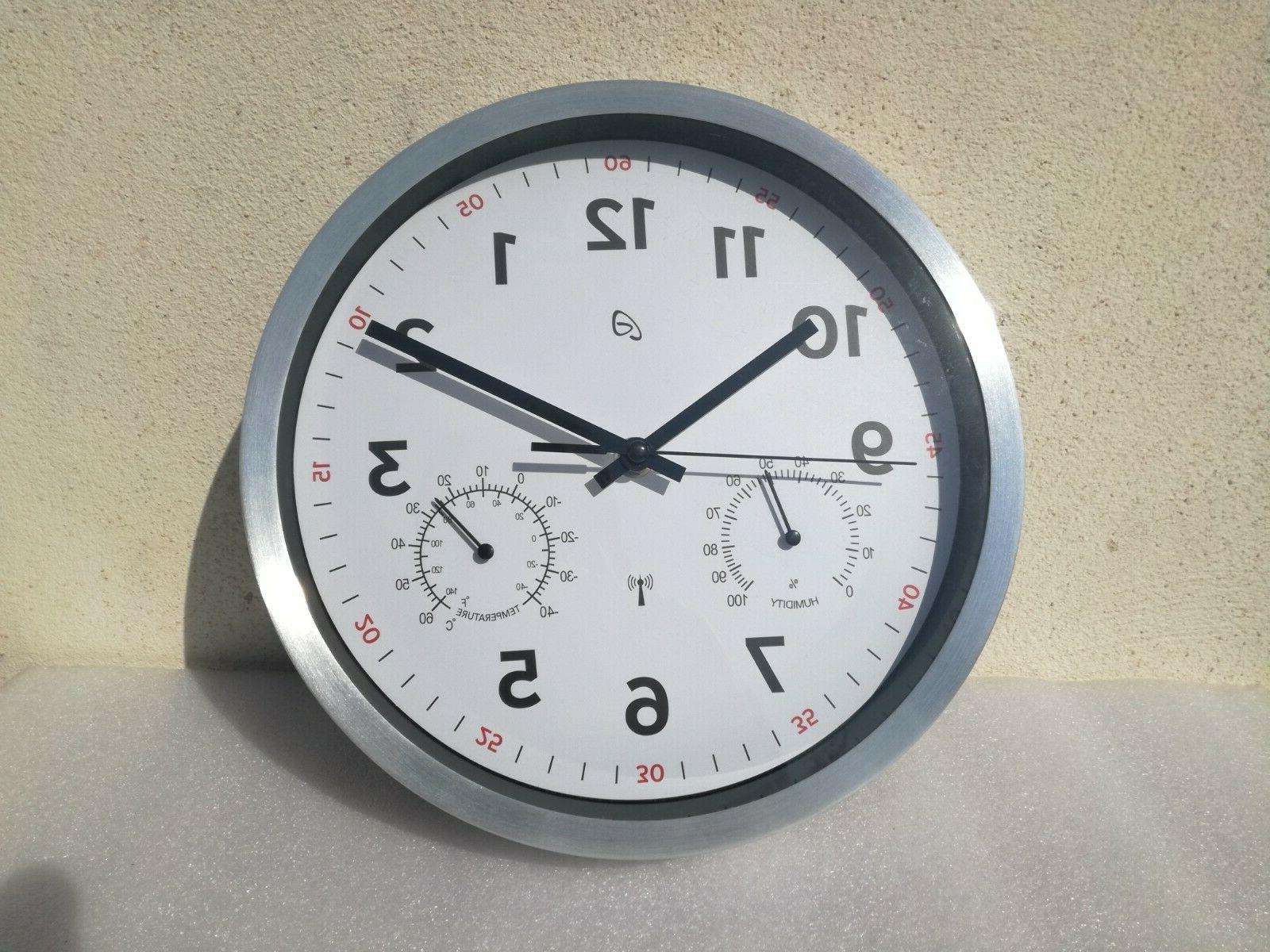 orologio radiocontrollato da parete termometro e igrometro