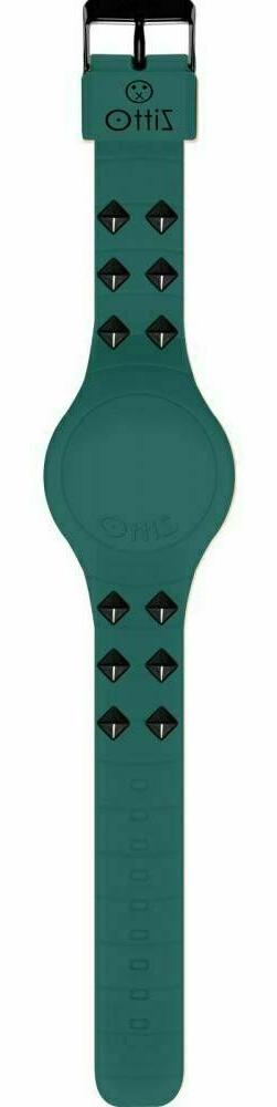 O Zitto Rebel  Silicone Effetto Seta 36mm New. Verde Petroli
